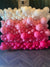 Panou baloane roz + cutie Barbie lansare #DesignMe