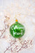 Glob personalizat Crăciun fericit, verde